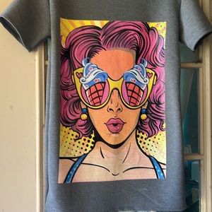 Fashionable shirt dress.